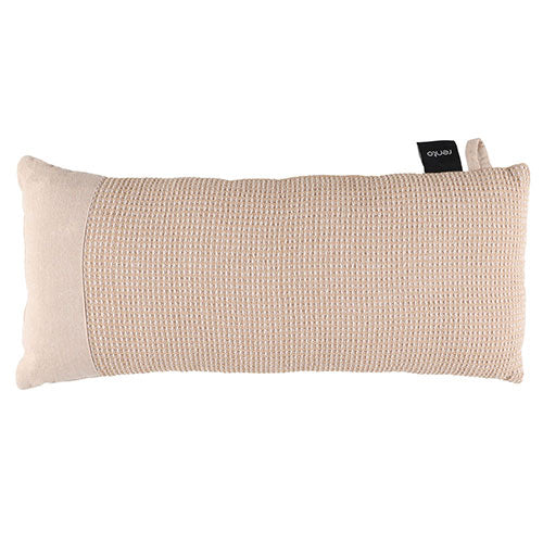 Rento Kenno Sauna Pillow, 20" x 9" x 5", Recycled Cotton/Recycled Polyester, Beige