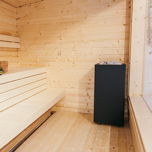 HUUM Core Sauna Heater, Black Finish