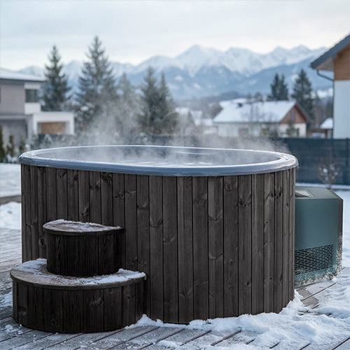 SaunaLife S2B Tub with AP-1 Chiller detail