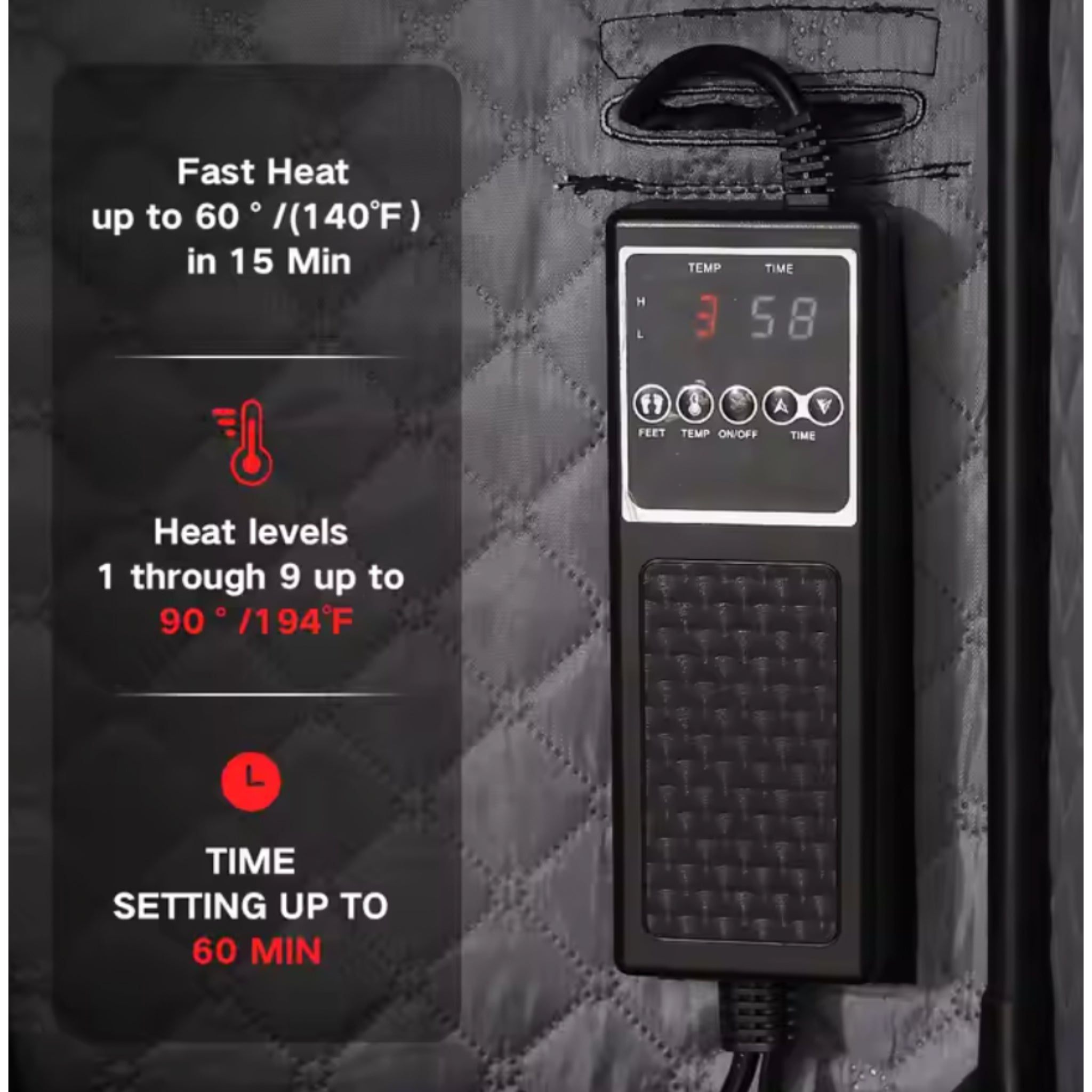 InfraTherm Premium Portable Infrared Sauna