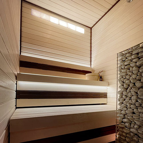PROSAUNAS Himalayan Salt Wall Customizable Himalayan Salt Sauna Wall Kit