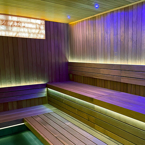 PROSAUNAS Universal On/Off White LED Himalayan Salt Kit | 4", 12" & 16" Sizes