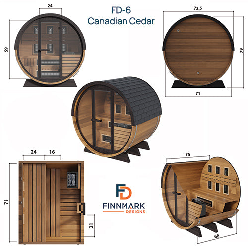 FD-6 Cedar barrel dimensions
