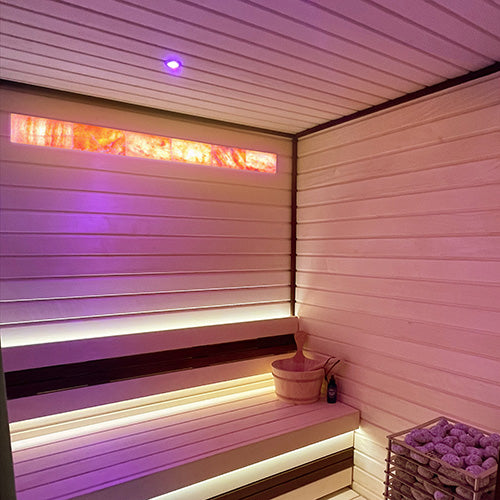PROSAUNAS Himalayan Salt Wall Customizable Himalayan Salt Sauna Wall Kit