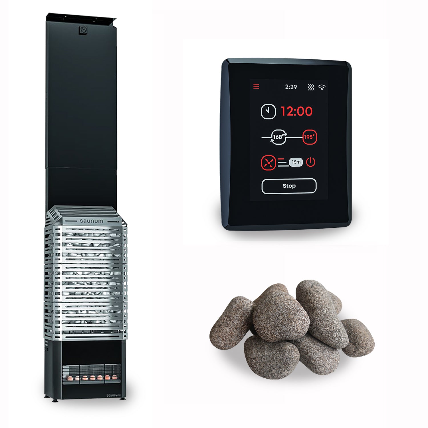 Saunum Air 7 Sauna Heater Package