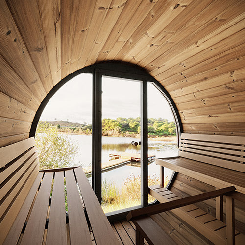 SaunaLife Model EE8G Sauna Barrel Ergo Elegance Series Sauna Barrel 79