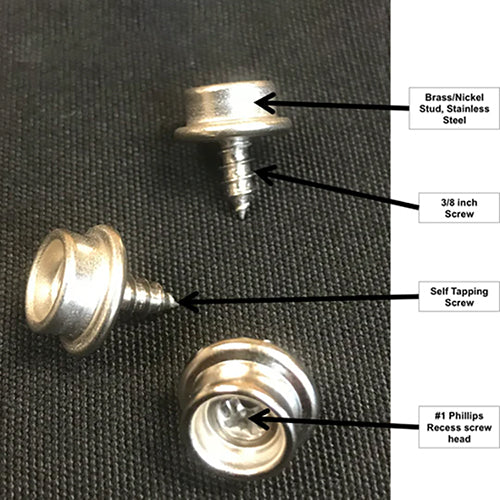 Finnmark Sauna Cover fasteners