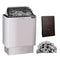 Harvia KIP45W Sauna Heater Package | 4.5kW White with CX170