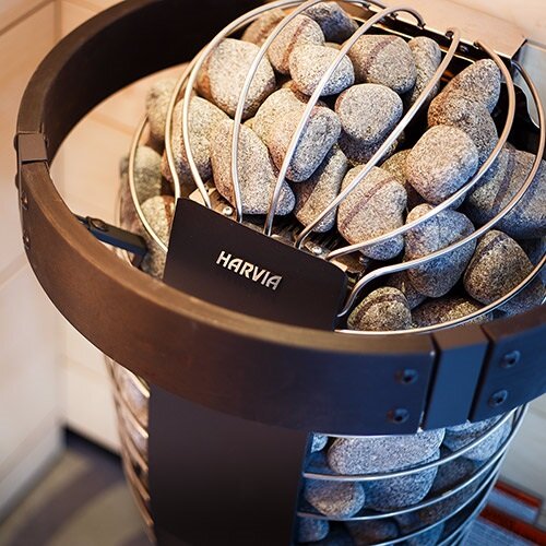 Harvia HSP3M Safety Railing for Spirit Series Sauna Heater, Black