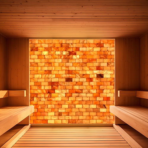 PROSAUNAS Himalayan Salt Wall Customizable Himalayan Salt Sauna Wall Kit