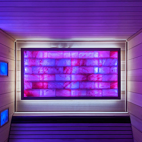 PROSAUNAS Himalayan Salt Wall Customizable Himalayan Salt Sauna Wall Kit