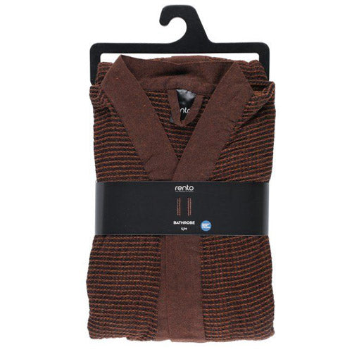 Rento Kenno Sauna Bath Robe, Dark Brown, size L/XL