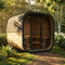 SaunaLife Model CL7G | Outdoor Cabin Sauna with Changing Room