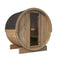 SaunaLife E6 Outdoor Barrel Sauna | 3-Person ERGO-Series