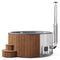 SaunaLife Model S6N | Wood-Burning Hot Tub Natural