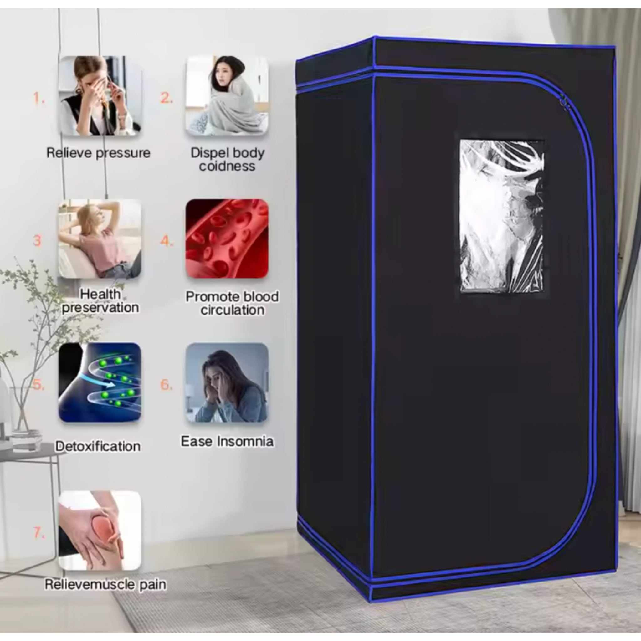 ThermaLuxe Foldable Infrared Sauna