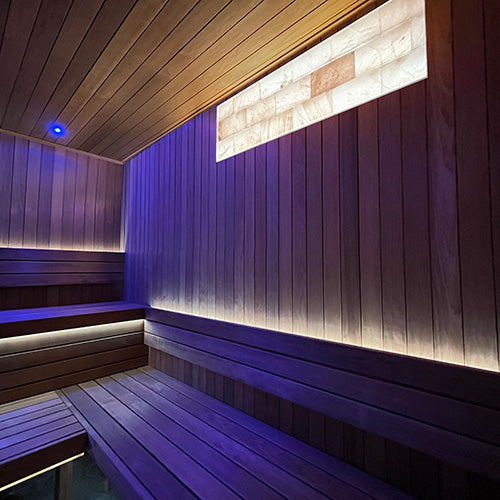 PROSAUNAS Universal On/Off White LED Himalayan Salt Kit | 4", 12" & 16" Sizes