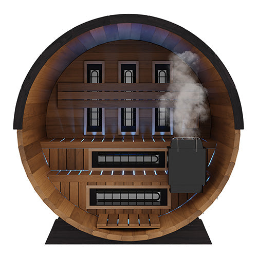 FD-6 Cedar barrel steam LED