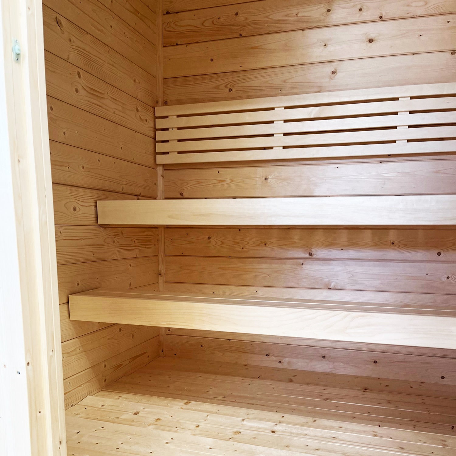 SaunaLife Model G2 Garden-Series Outdoor Home Sauna DIY Kit w/LED Light System, Up to 4 Persons