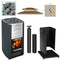 Harvia M3 BK SM FLK Package | Wood-Burning Sauna Stove Kit Small