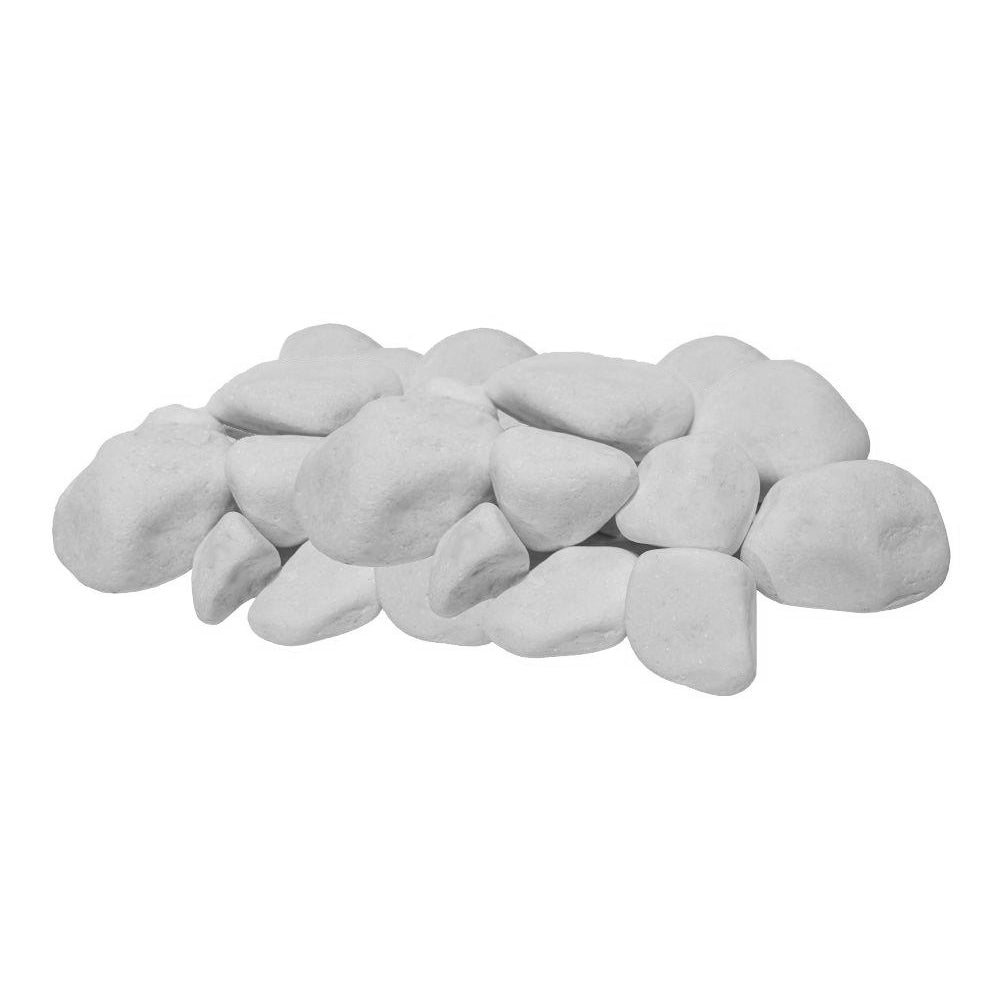 Harvia AC4000 White Sauna Stones, Rounded, 5-10cm