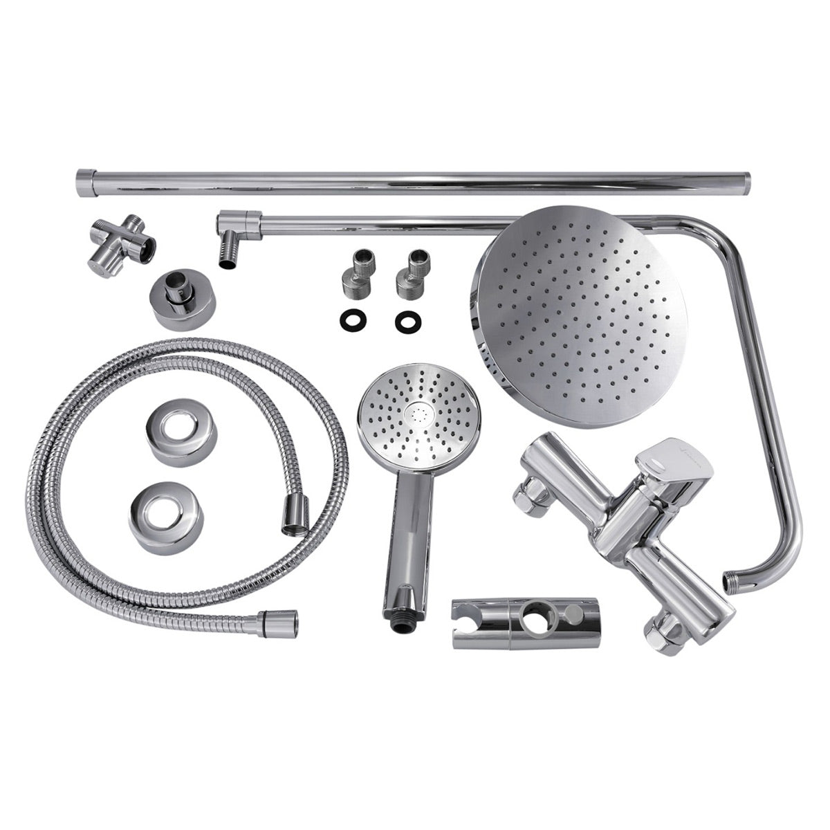 SaunaLife Barrel Shower Model R3 Rain-Series Outdoor Barrel Shower Kit 53